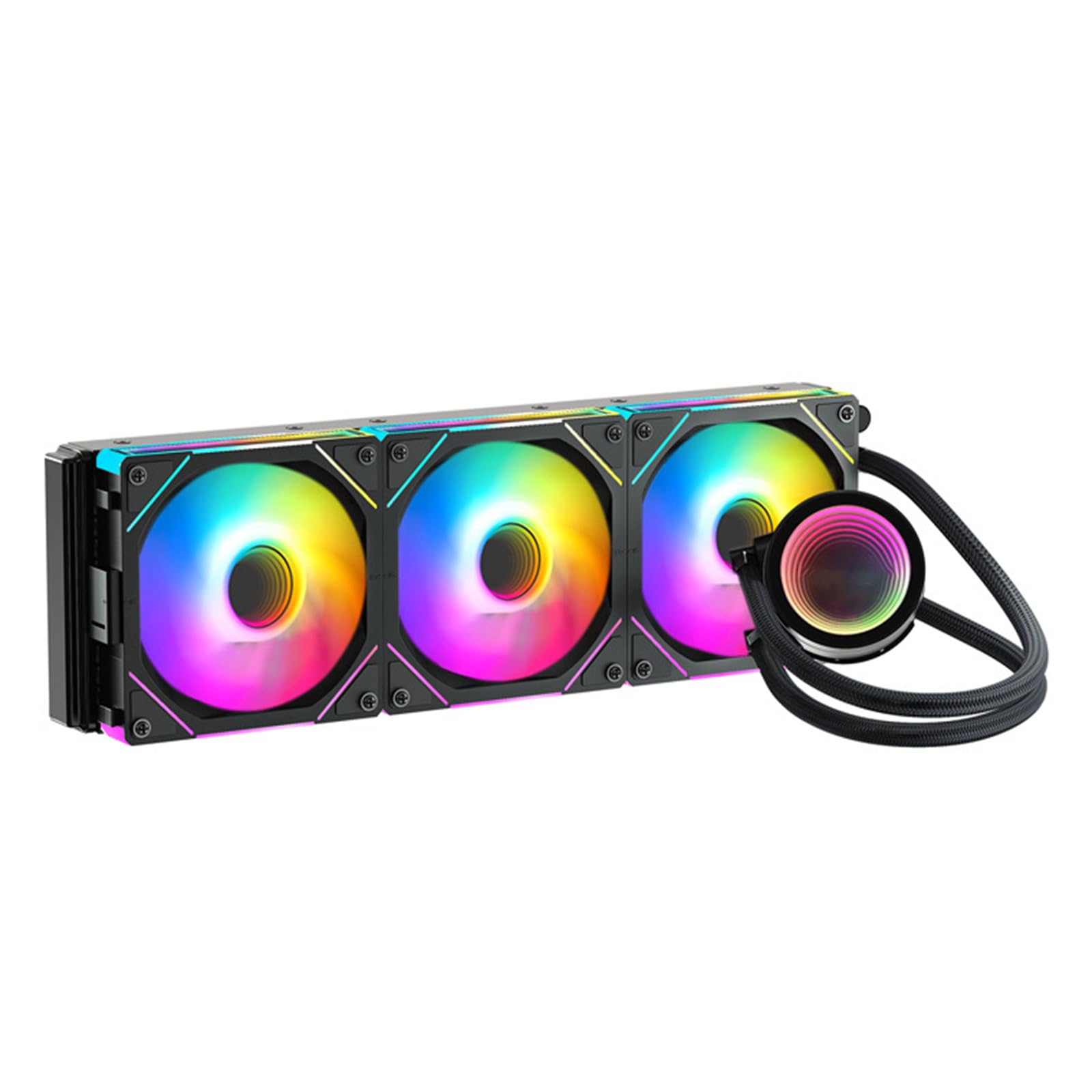 ARGB Sync Liquido Raffreddamento Ad Acqua Raffreddato Radiatore Con 2/3 120mm Ventole Efficienza CPU Computer Raffreddamento Ad Acqua NA360 240