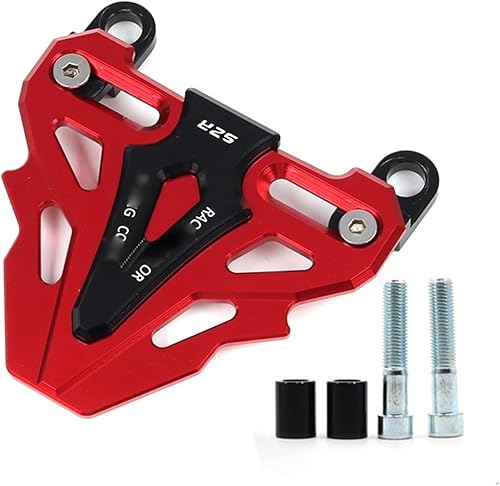 BATTTX for 350 Meteor 350 Meteor 350 2020 2021 2022 Motorcycle Front Disc Brake Caliper Pump Cover Guard Cover (Color Red)
