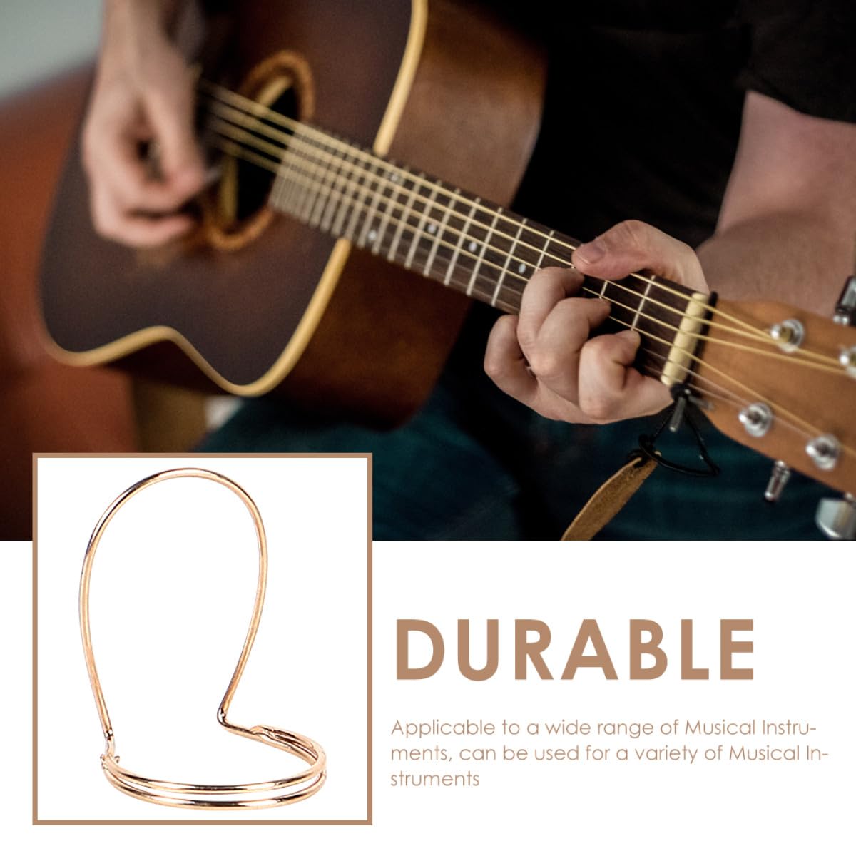 Homoyoyo Médiators Annulaires pour Guitare 8 Pièces Métal Doré et Argenté, Médiator pour Basse Électrique et Folk, Protection Pouce et Index, Accessoire Pratique pour Entraînement