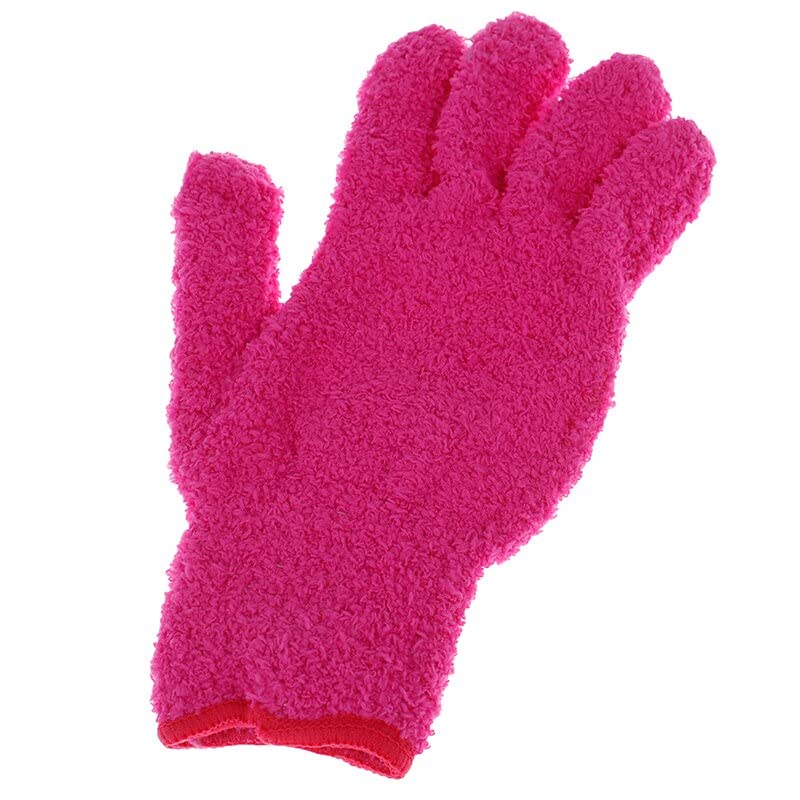 Manopla de lavado de coches, guante de coche, 1 par de guantes de limpieza de microfibra para limpiar el polvo de la ventana del coche, guantes de limpieza reutilizables, guantes de lavado de