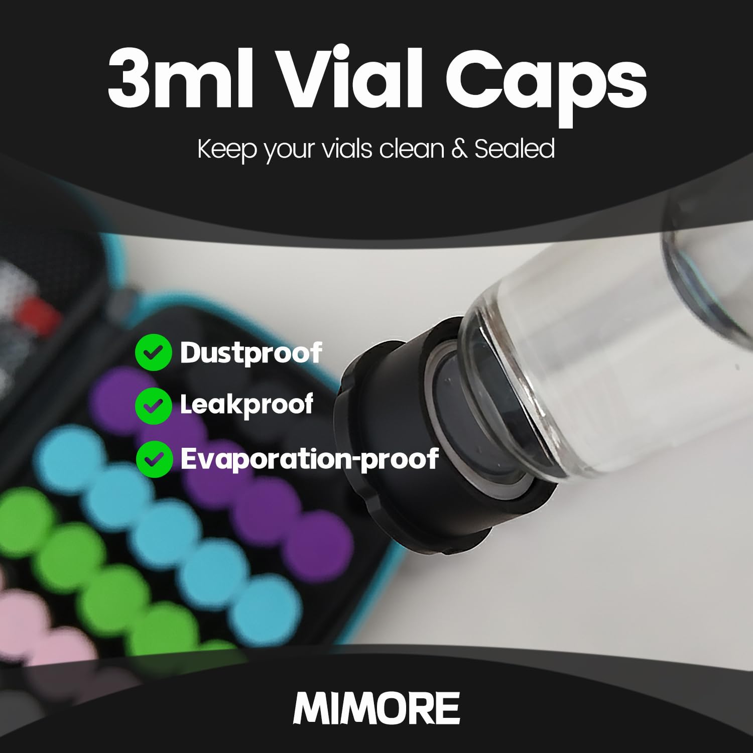 Snapklik.com : Vial Caps - 16 Pack 3ml Vial Caps Covers For Peptides ...