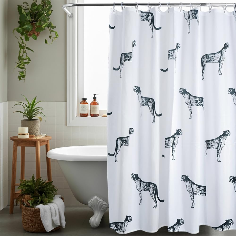Aqualona Cheetah Shower Curtain