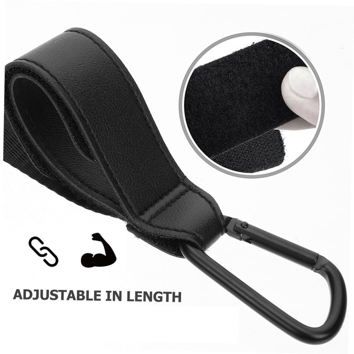 YARNOW 4pcs Lightweight Stroller Straps Harness Wrist Leash for Toddlers Jogging Travel Safety Accessories