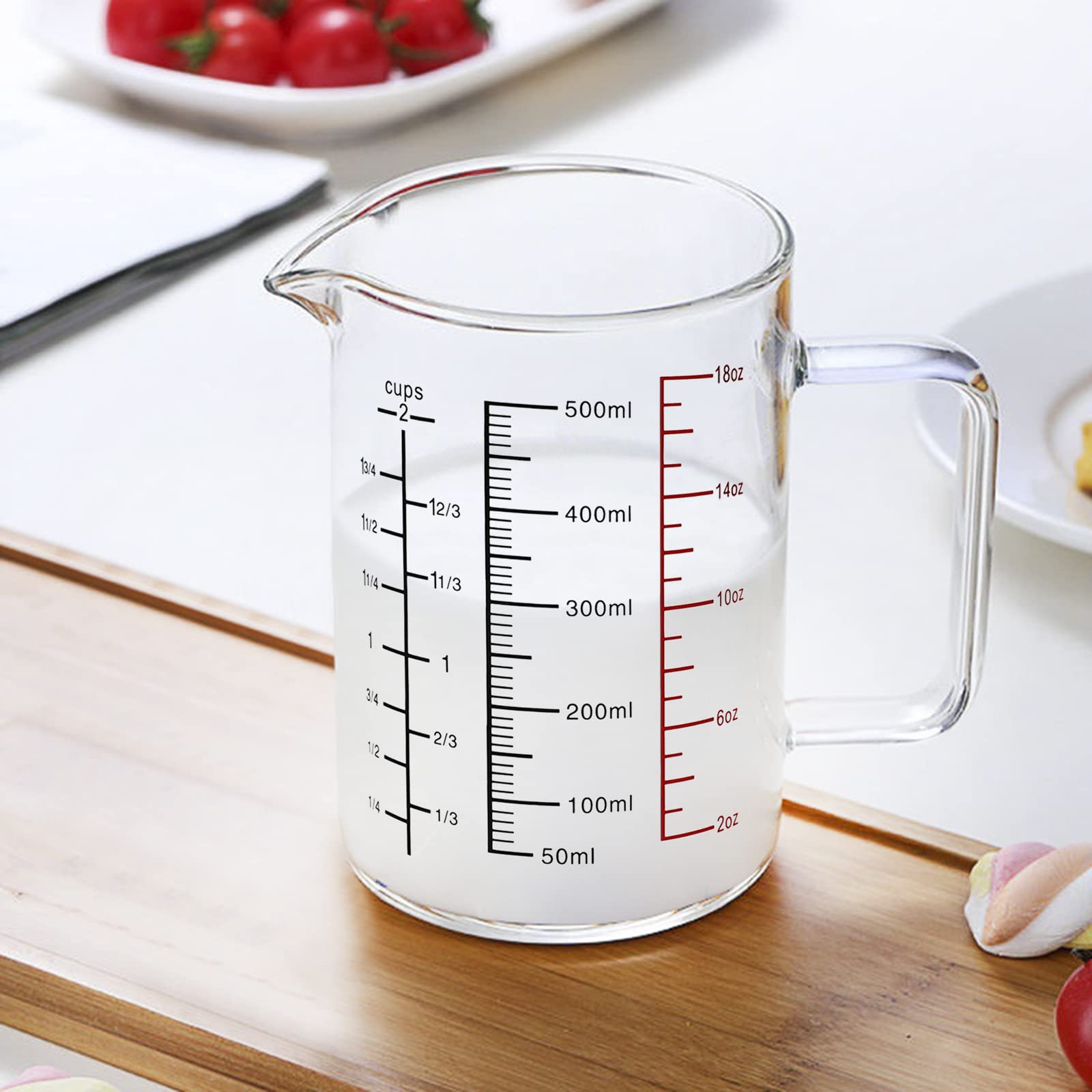 Set Di Misurini In Vetro Vuoto Con Scale Numeriche Contenitore Di Plastica Gm1429906065 472936017