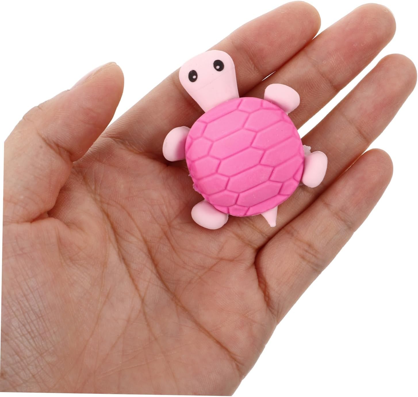 24pcs Cute Tortoise Erasers for Boy Girl Art Projects Easy to Use for Classroom and Home Fun Cartoon Design Mixed Colors