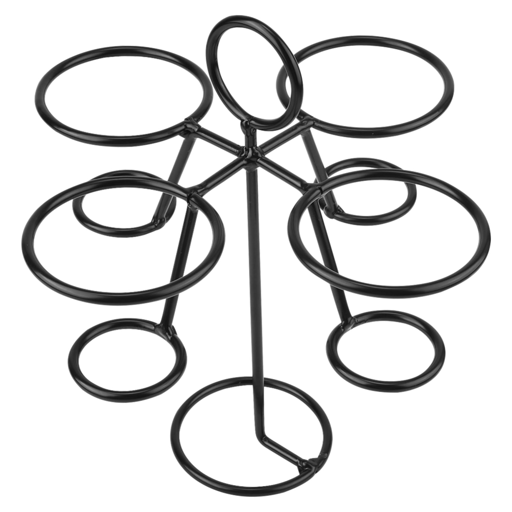 OFFSCH 1 PC Iron Ice Cream Stand Lollipop Display French Fry Stand French Fry Cone Cupcake Holder Stand Cone Holder Stand Stand Ice-cream Cone Bracket Waffles Wrought Iron Black