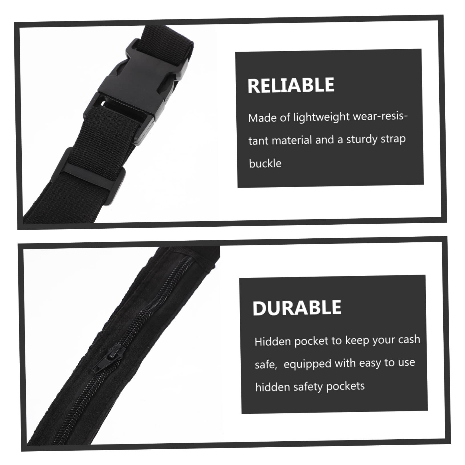 Alipis 5stücke Unsichtbare Sicherheitsbauchtasche Für Sport Outdoor Atmungsaktive Gürteltasche Für Herren Und Damen Für Reisen Joggen Wandern Mit Verstecktem Fach Für Geld Und