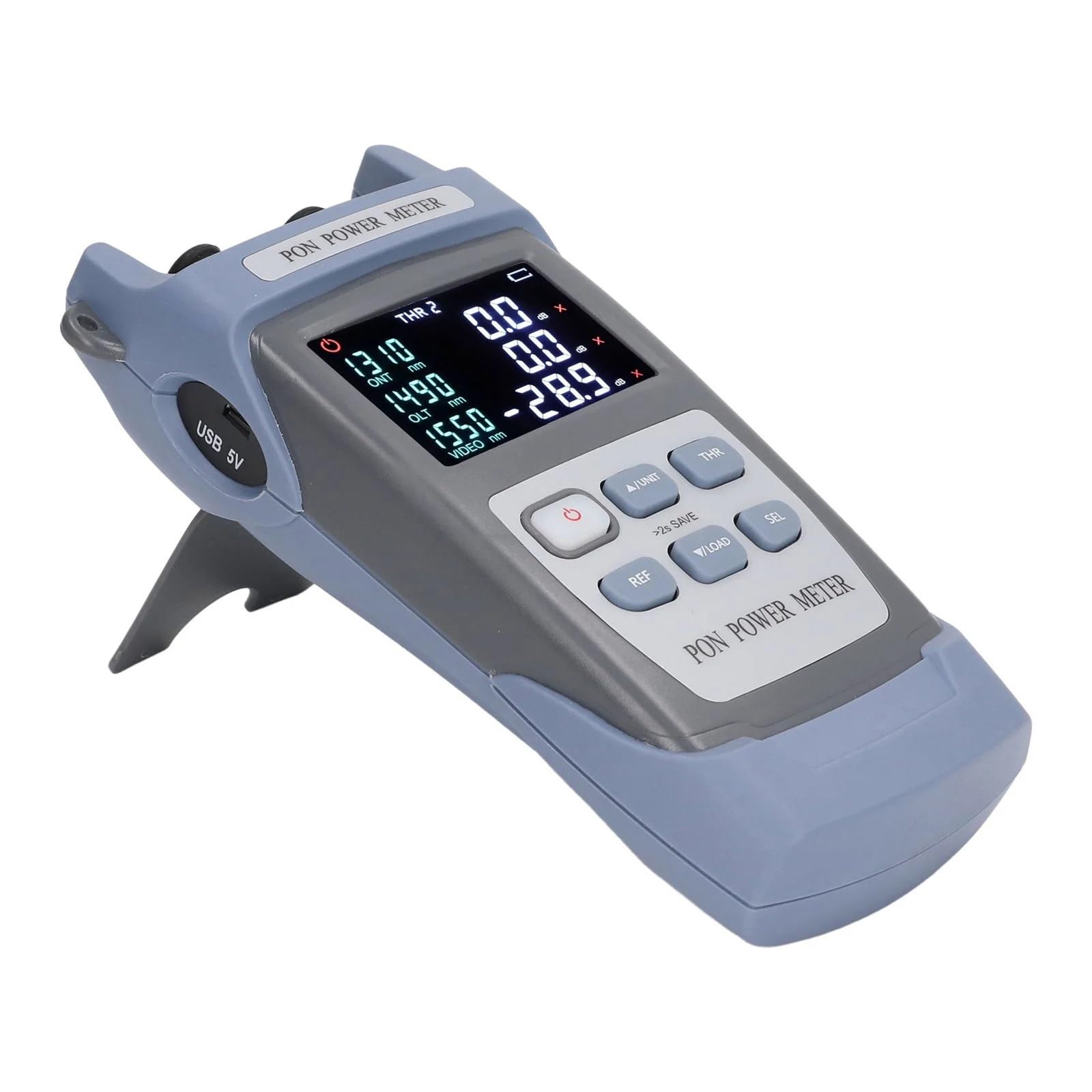 Misuratore di potenza ottica con display digitale, tester for cavi ottici PON, kit di strumenti di prova, tester di potenza ottica