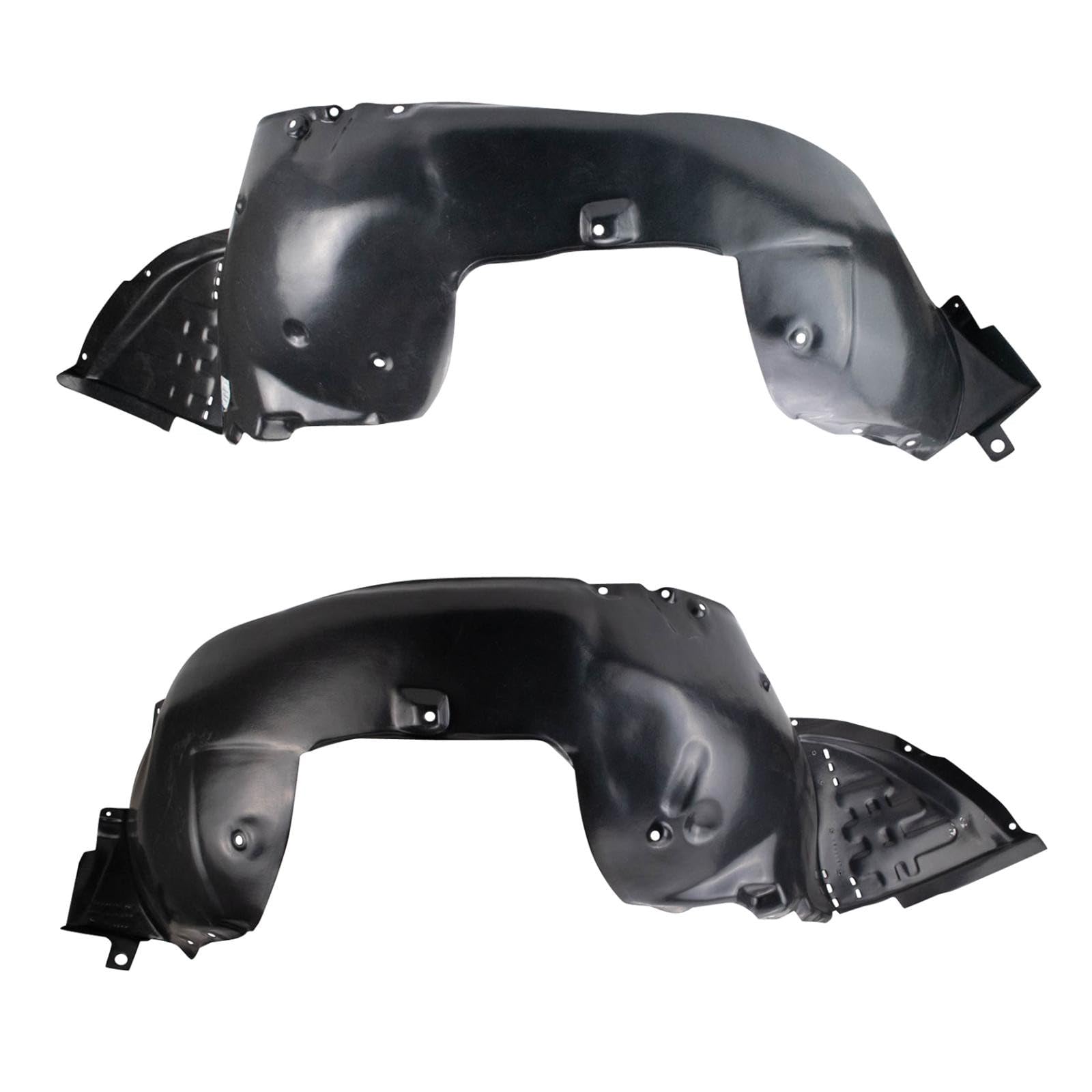 TRQ Front Driver and Passenger Side Inner Fender Liner Set | For 2011-2014 Hyundai Genesis