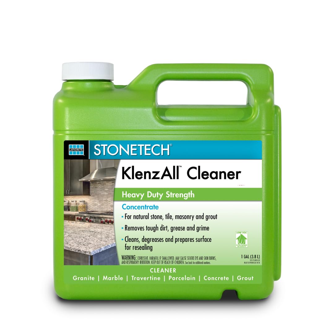 LATICRETE Klenzall Tile and stone cleaner, oil stain/grease remover, 3.8L- Concentrated