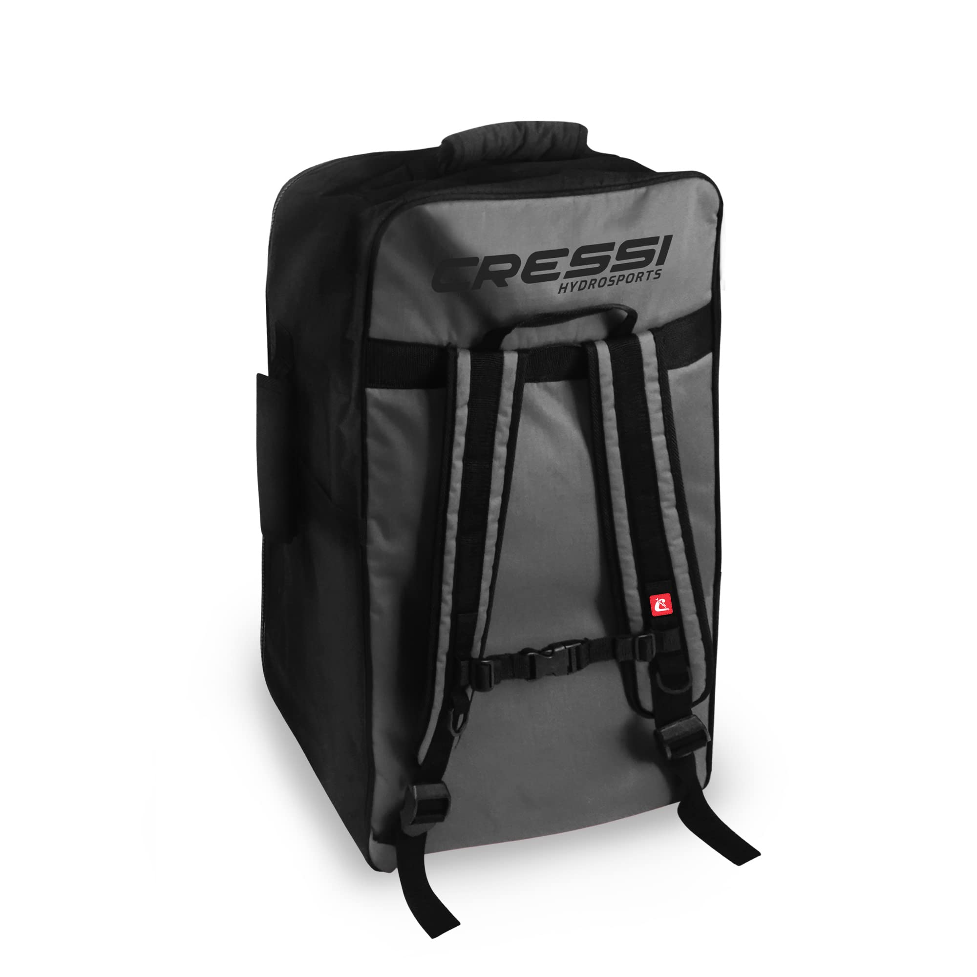 Cressi Unisex-Adult Penta Backpack - Zahnradrucksack aus starkem Polyester / PVC-Verbundstoff, langlebig, schwarz, 90 L