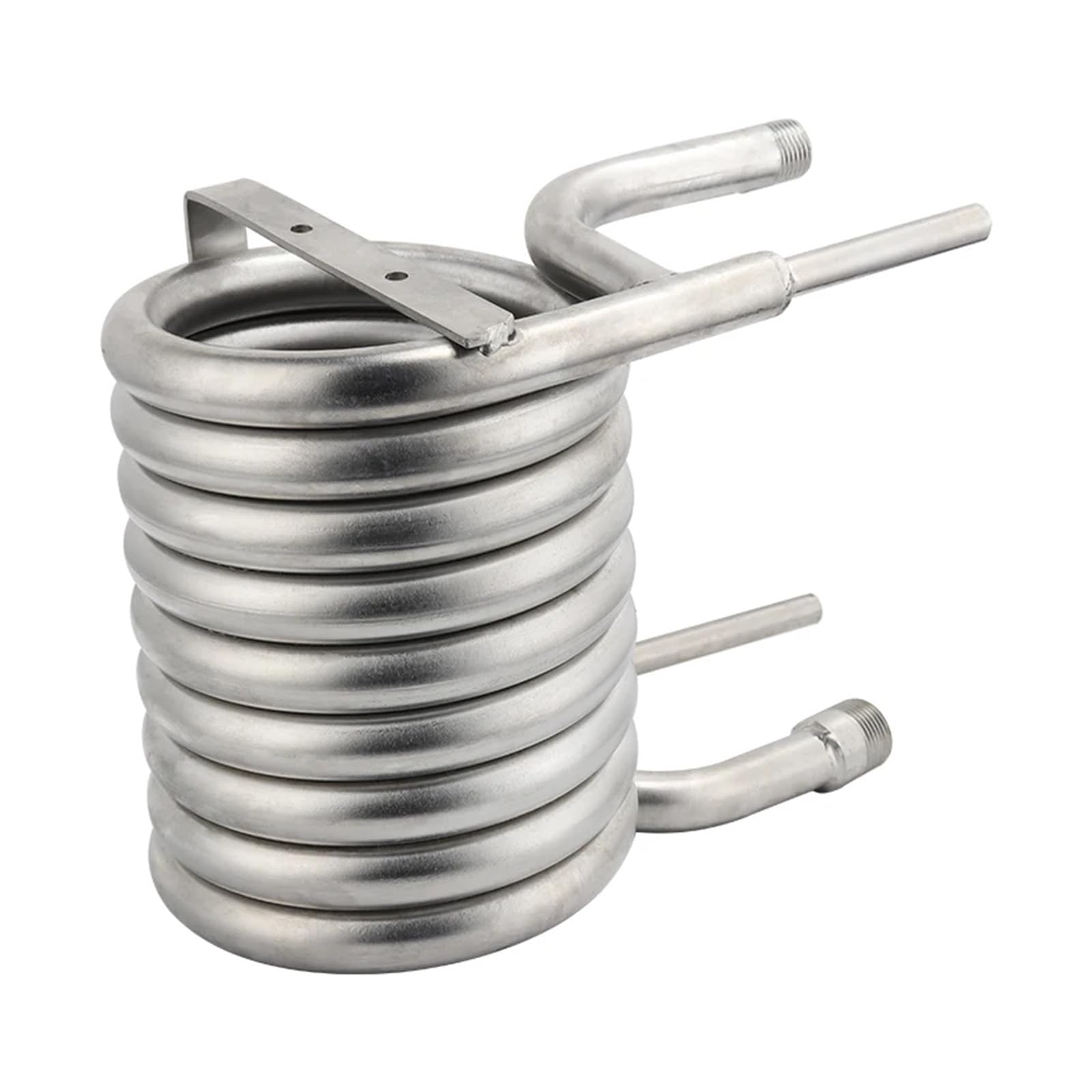 Enfriador de Mosto de contraflujo de Acero Inoxidable con intercambiador de Calor y serpentín de enfriamiento, Equipo de elaboración de Cerveza casera. Amplia Gama de Aplicaciones