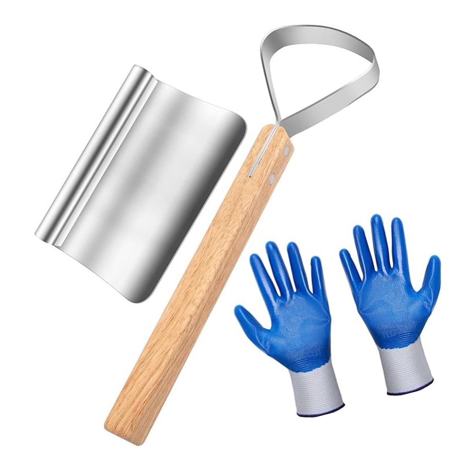 Nonrust Steel Professional Pigs Hair Scrapers with Ergonomic Handle for Efficient and Sturdy Dehairing in Small Farm Pigs Hair Removal