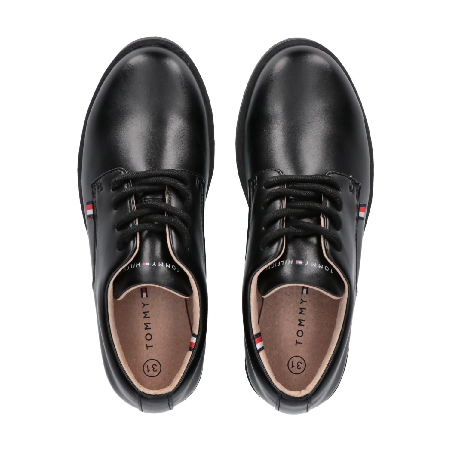 Tommy Hilfiger, Zapatos Suaves de Cordones, Samir, Negro, 29