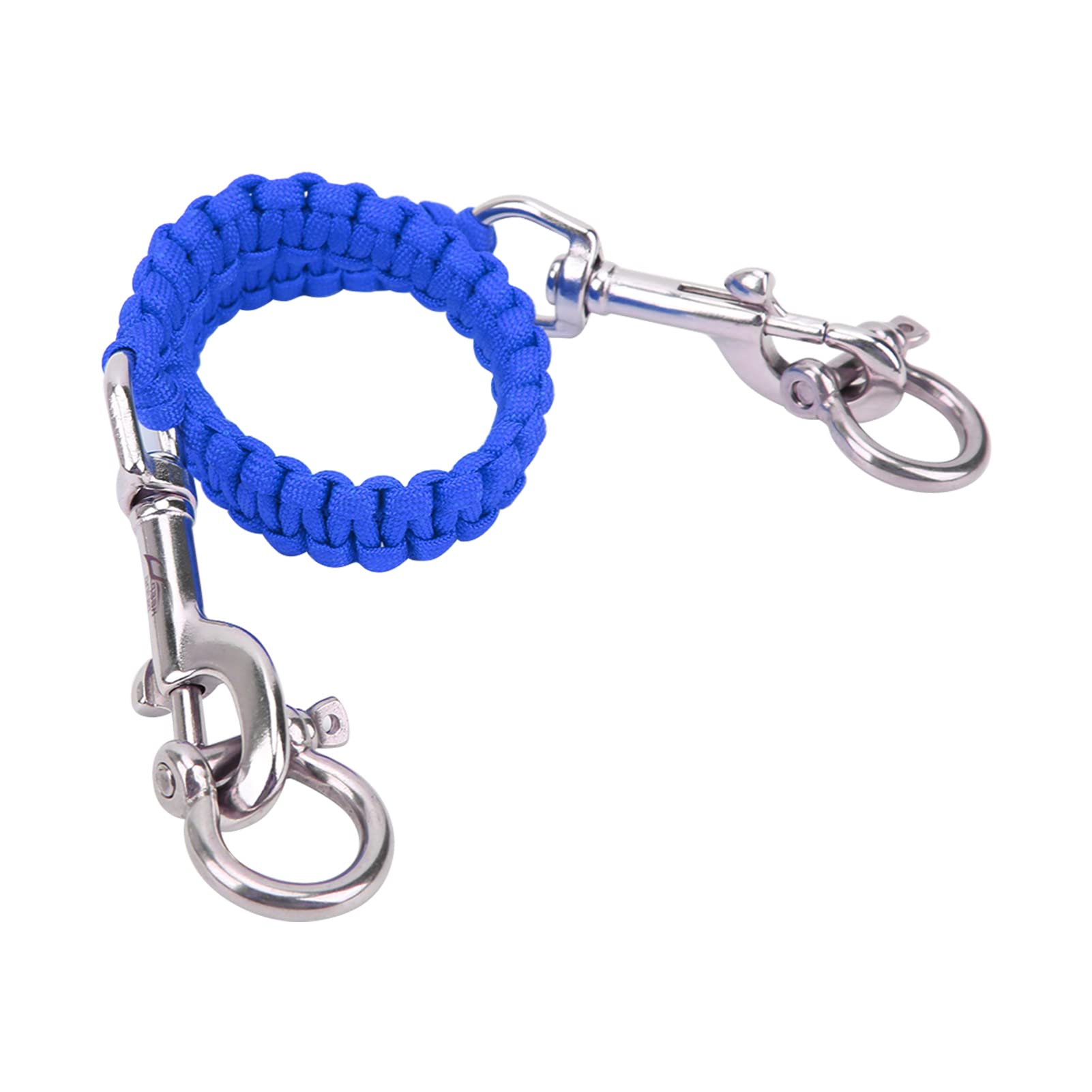 Einziehbares Kamera-Lanyard, Korrosions- und Rostbeständigkeit, 360° Flexible Drehung für Tauchbegeisterte, Material Edelstahl, 54 Cm