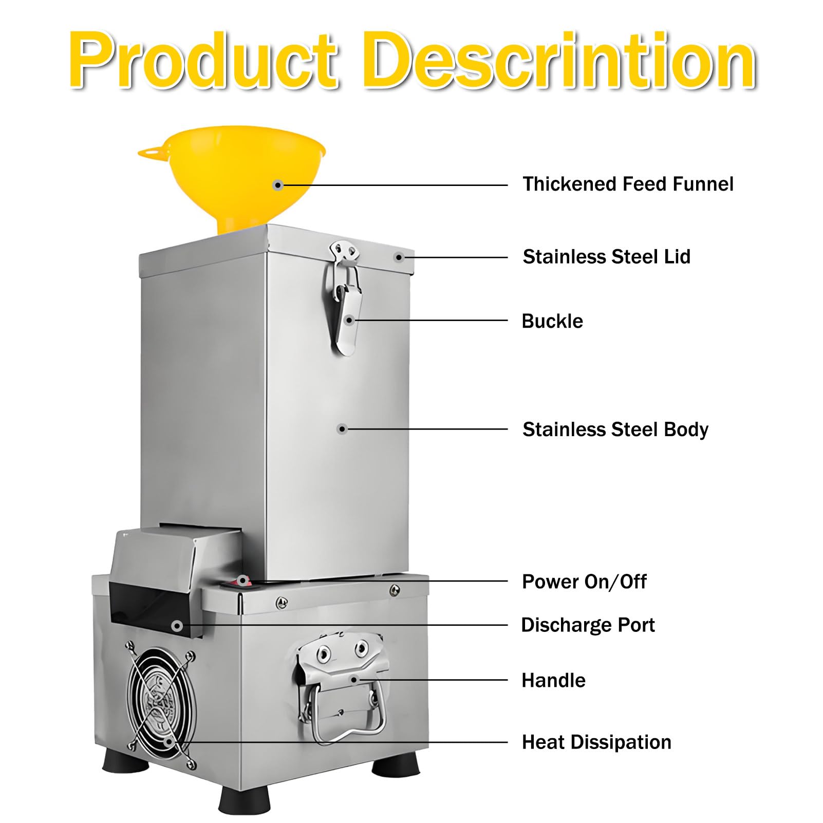Komercyjna obieraczka do czosnku, elektryczna obieraczka do czosnku ze stali nierdzewnej o mocy 200 W i wydajności 40 kg/h do kuchni restauracyjnych, hotelowych i domowych 220V