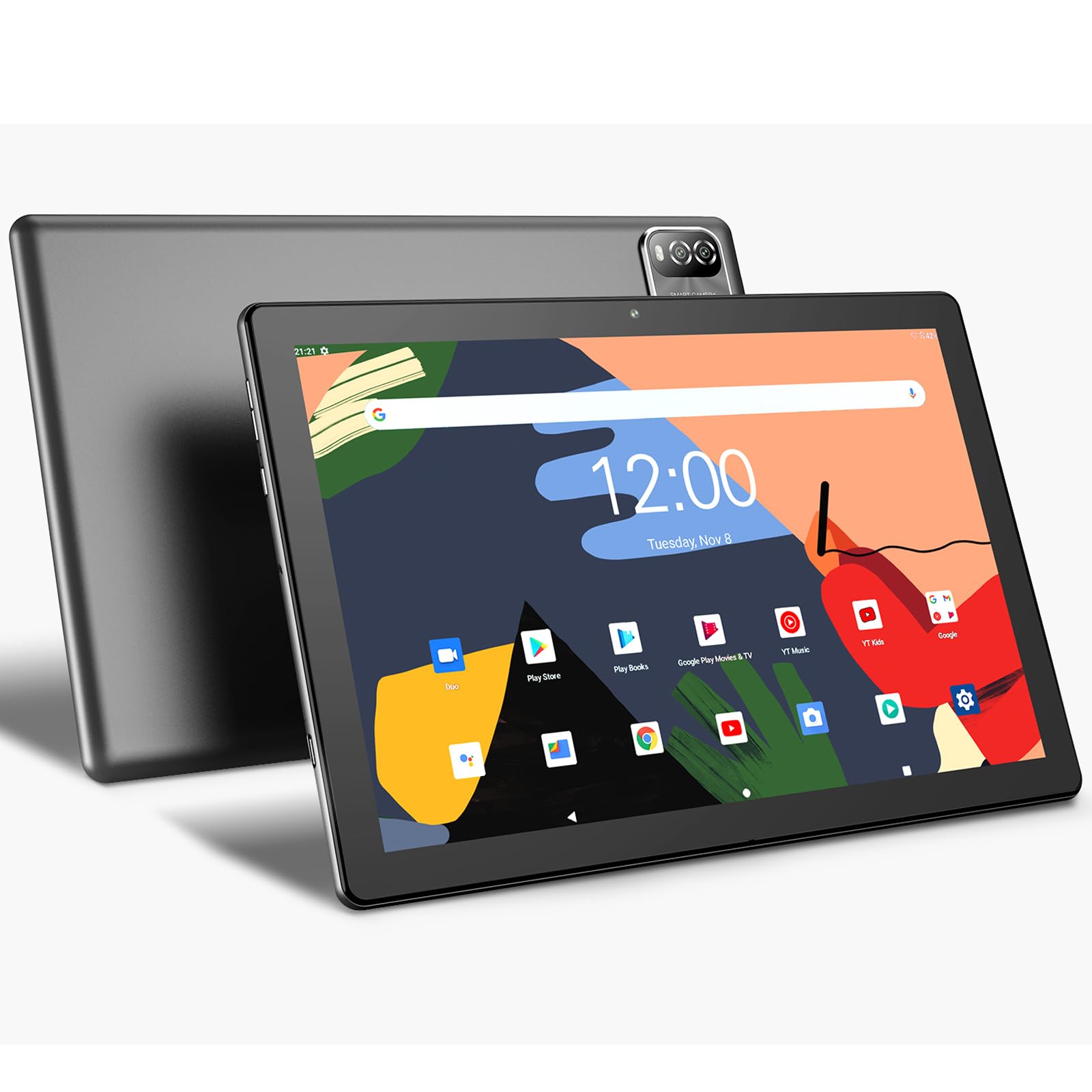 VOLENTEX Tablet Android 15 de 10 polegadas, tela sensível ao toque