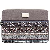 11.6 Inch Laptop Sleeve 11 Inch Bohemian Canvas Protective Notebook Bag Computer Case Cover for...