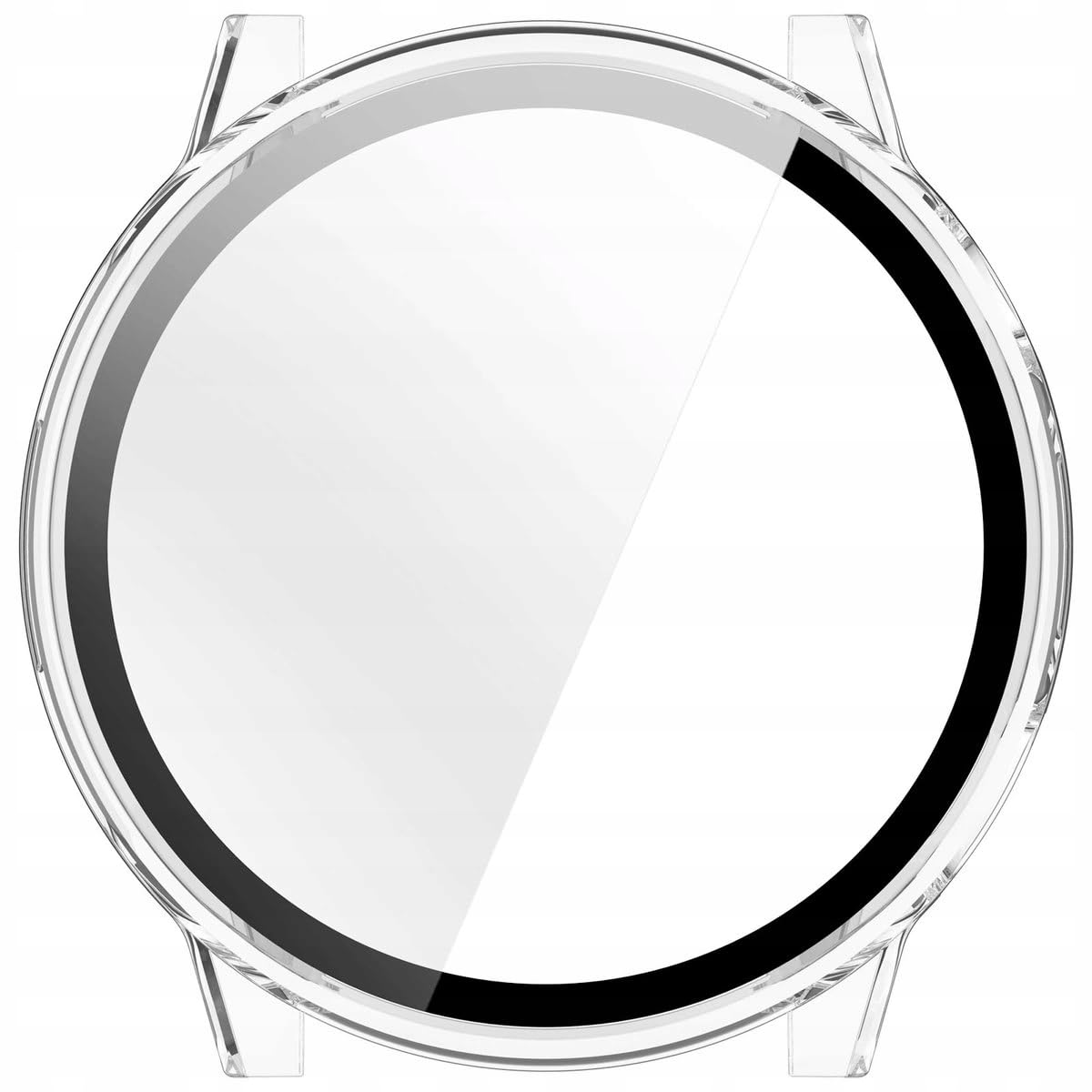 Bizon Case Watch Adamo Etui Ochronne ze Szkłem do Garmin Venu 4 45 mm, Ogólna Osłona Ochronna, Odporne na Zarysowania, Twarde Etui Ochronne z Poliwęglanu