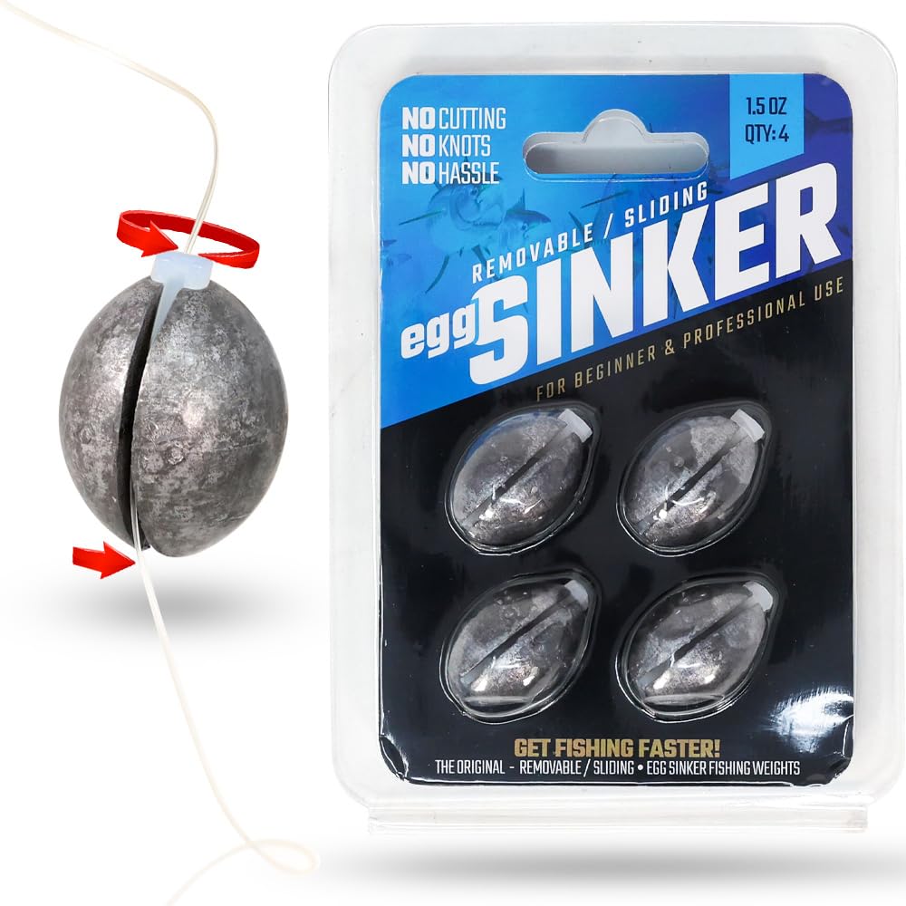 Removable And Knotless Fishing Weights For Saltwater Fishing