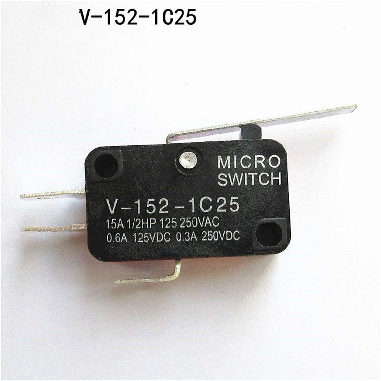 Interruptor de límite 5 uds microinterruptor Interruptor de límite de Carrera V-151-1C25 V-152-1C25 V-153-1C25 V-154-1C25 V-155-1C25 V-156-1C25 Interruptor de Mango Largo de Rodillo