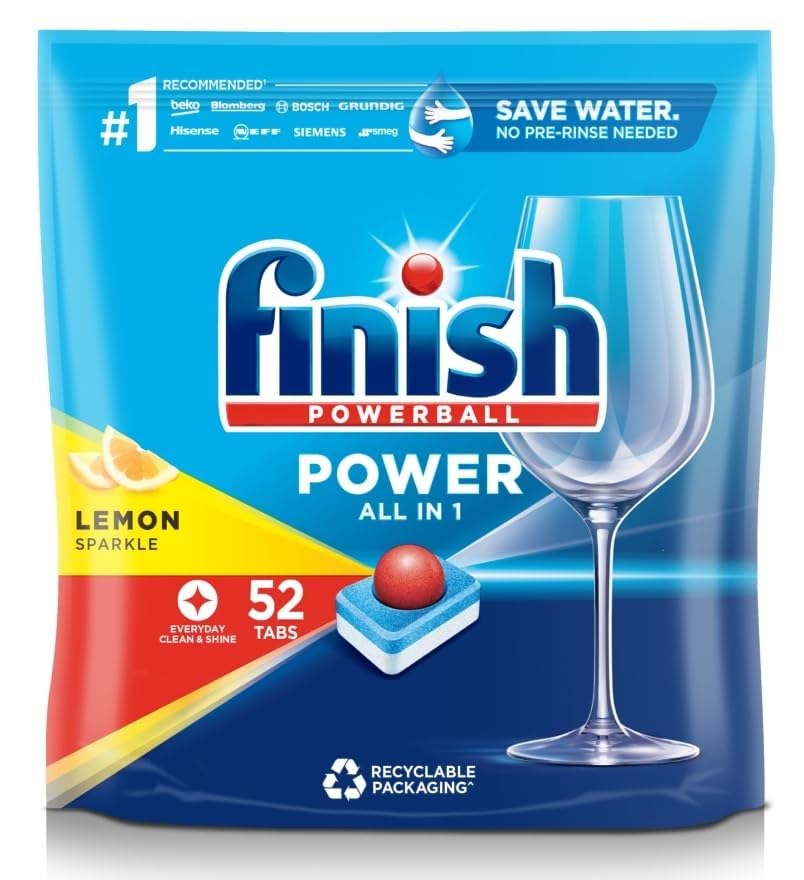 Finish Power All in One Dishwasher Tablets 52 Lemon (B0D92FSKQM) Amazon Price History, Amazon Price Tracker