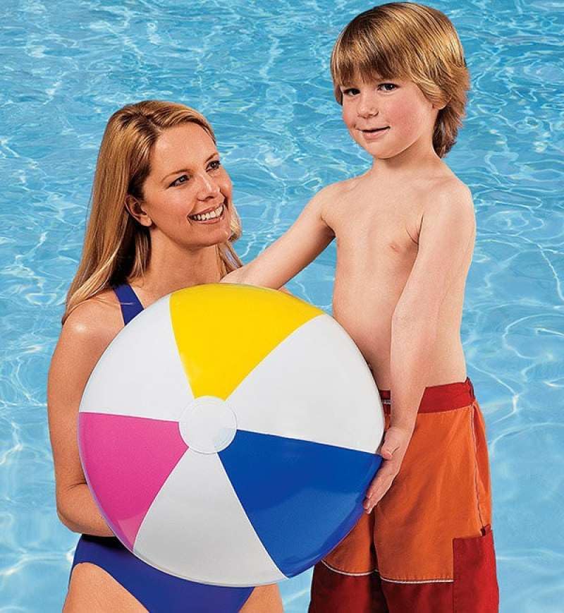 VWretails Glossy PVC Panel Inflatable Beach Ball - 20" (Multicolor) 4
