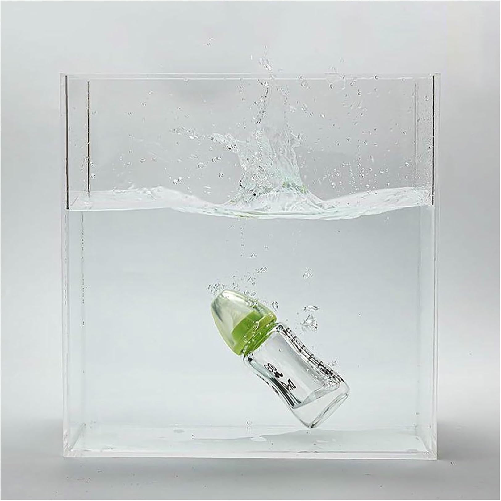 Bandeja de almacenamiento para fotografía, tanque de agua poco profunda de 5 mm de grosor, vitrina acrílica para fotografía de productos