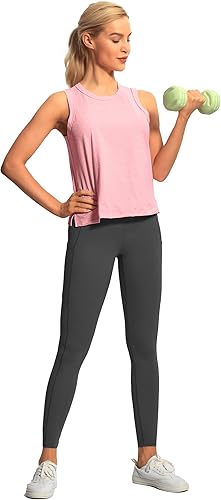 Miniatura 6 de Hiverlay Workout Tank Tops for Women Sleeveless Athletic Cropped Tank Top Sports Gym Muscle Running Shirts