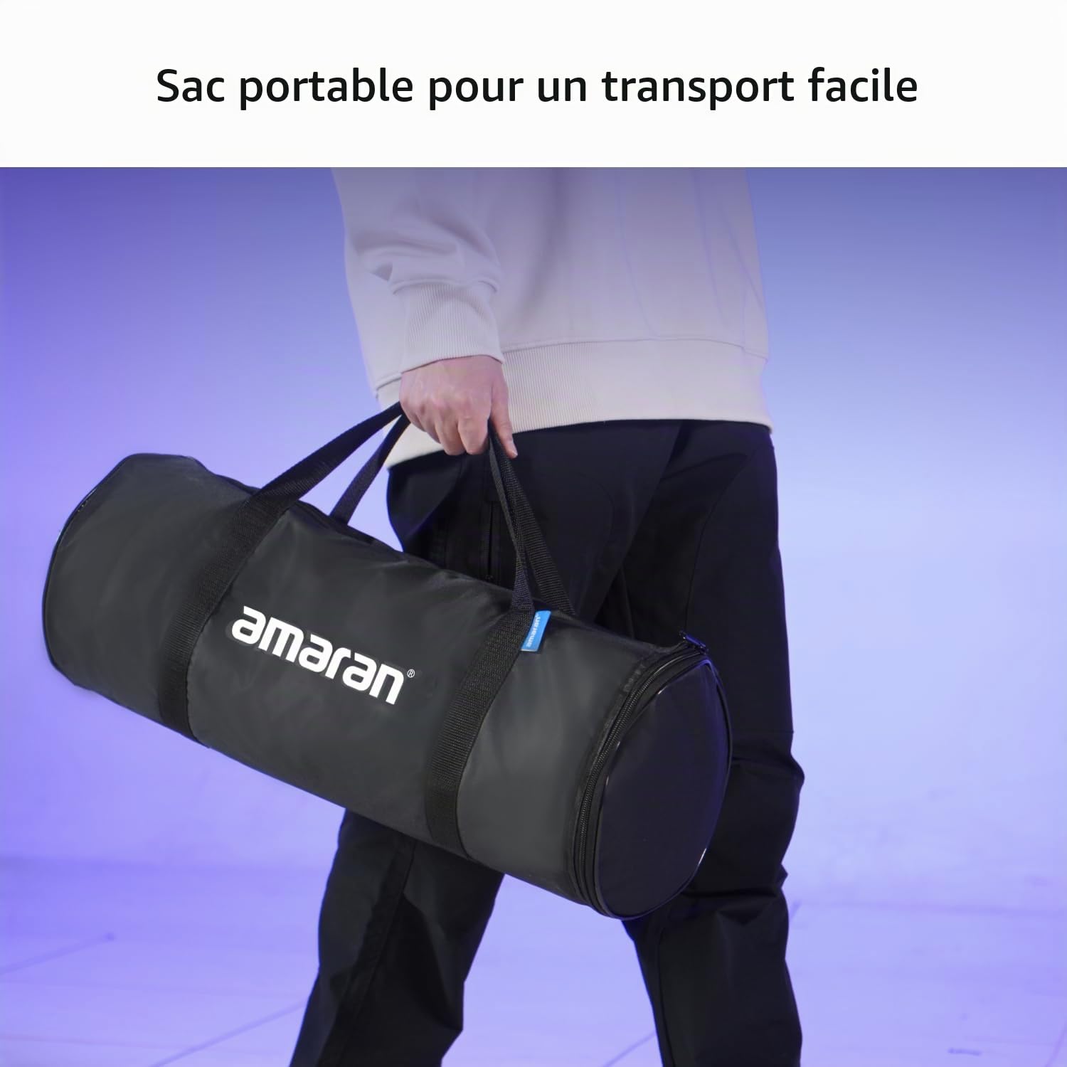 Amaran Octa Dome 60 Boîte À Lumière Octogonale Monture Bowens, Modeleur Rapide avec Diffusion & Grille pour Portraits & Interviews, Portable avec Sac De Transport
