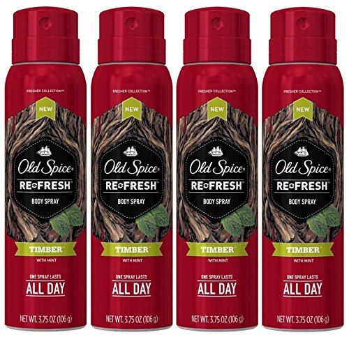 Old Spice Re Fresh Body Spray - Fresher Collection - Timber - Net