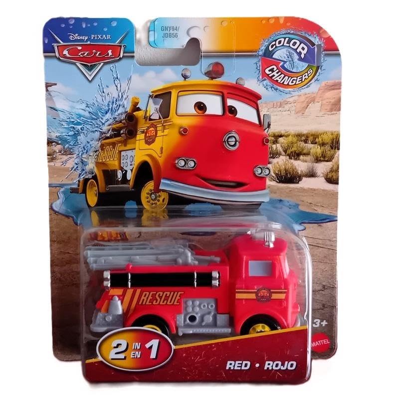 Cars de Disney y Pixar Color Changers Toy Vehicle, Red, Age 3+