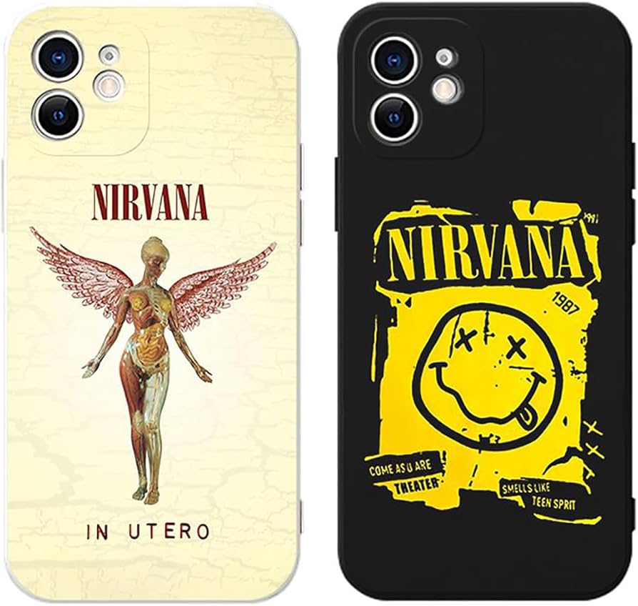 Amazon.co.jp: ニルヴァーナ スマホケース ロックバンド iPhone16