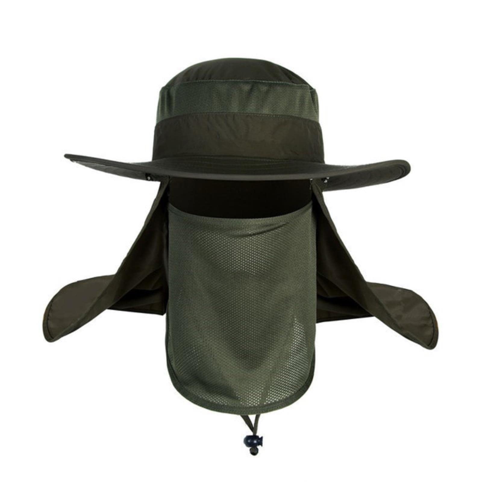 Sombreros para el Sol Verano UPF 50+ Sol Sombrero Hombres Hombres 2 En 1 Gorras De Cubeta con Colgajo De Cuello Cara