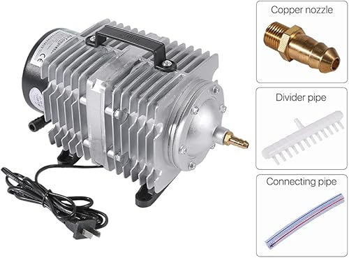 Miniatura 4 de Cloudray Compresor de aire de 135W Bomba de aire comercial magnética eléctrica 120Lmin para máquina de corte de grabado láser de CO2 ACO-009D (220V