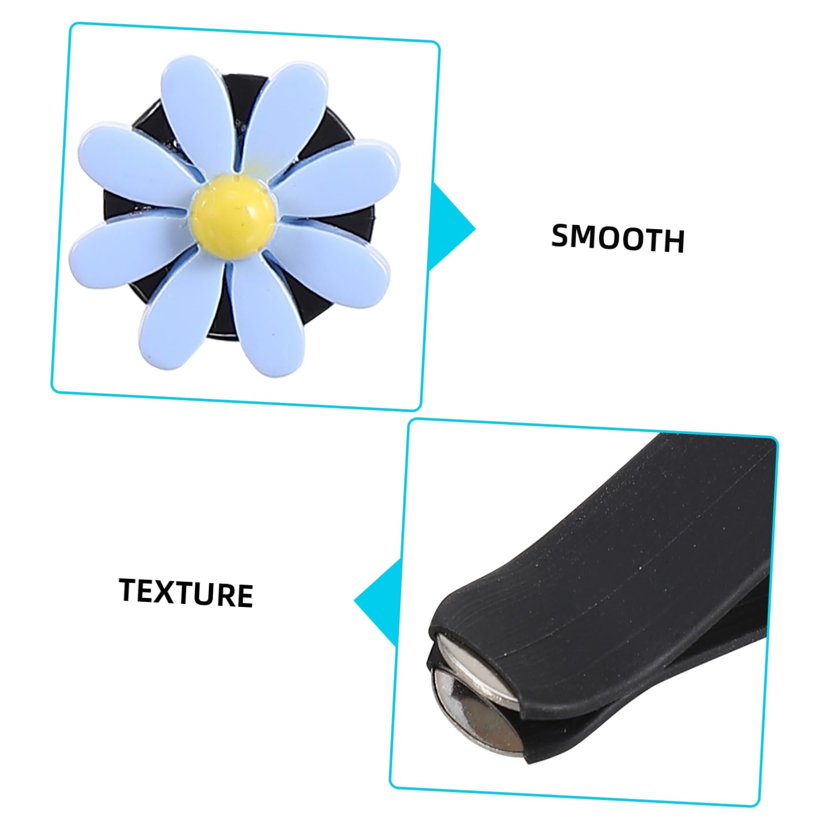 ULTECHNOVO 24sätze Daisy Auto Duft Clip Teiliges Und Stilvolle Auto Innenraum Dekoration Mit Duftfunktion Für Angenehme Atmosphäre Im Fahrzeug