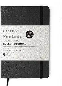 Caderno, Cicero, Clássica, Médio (14x21), Preto