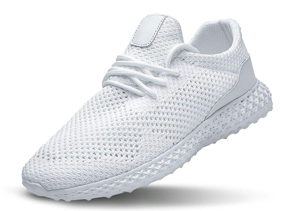 Jiye Mens Fashion Sneakers Breathable Free Transform Flyknit Lace