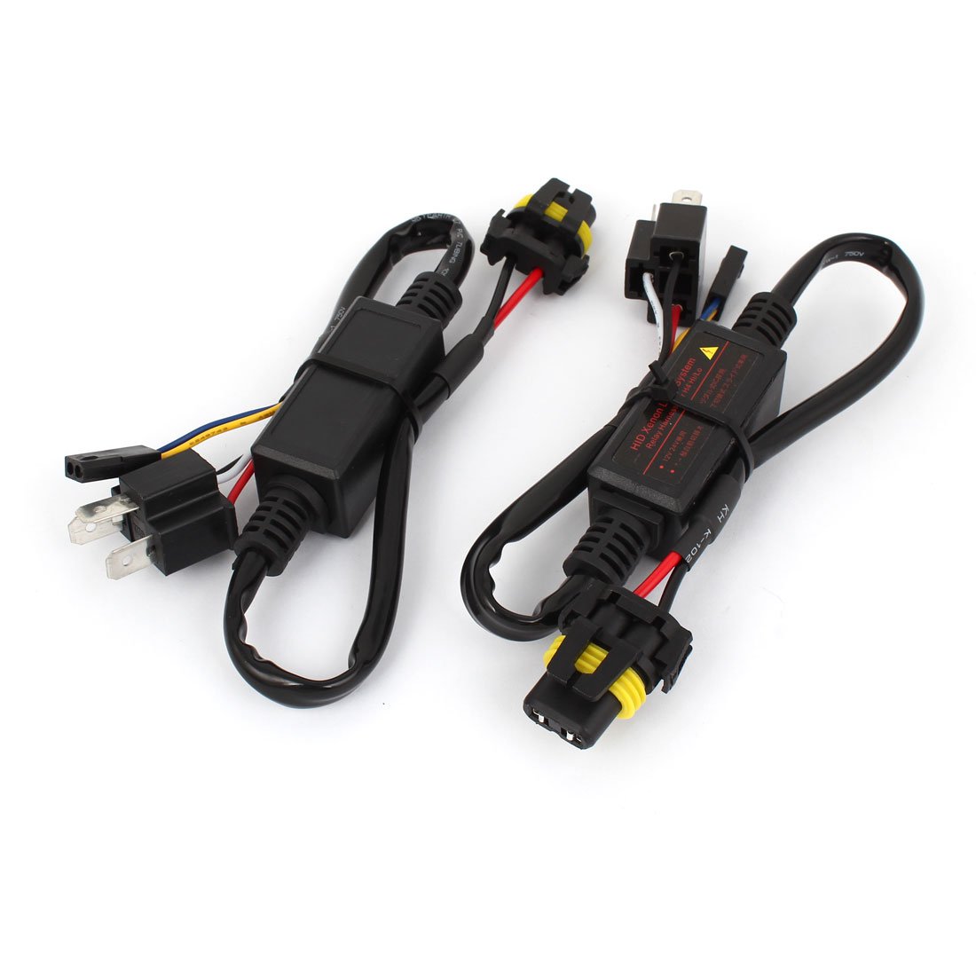 Relais bi-xénon H4 avec fusible intégré pour stabilisation de phares 12V 24V