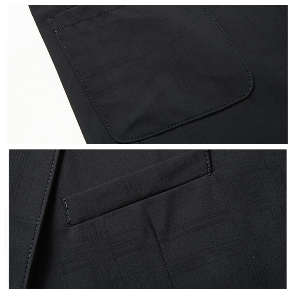 Chaqueta Vestir Hombre,Chaqueta De Traje Informal para Hombre, Talla Grande, Cómoda, Ajustada, Color Liso, Manga Larga, Dos Botones, Ligera, para Boda, Graduación, Esmoquin.