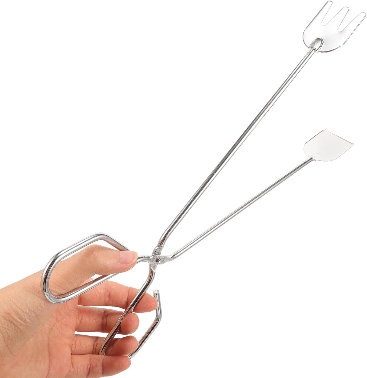 Christmas Fire Tongs for Fire Pit, Camping Firewood Tong Iron