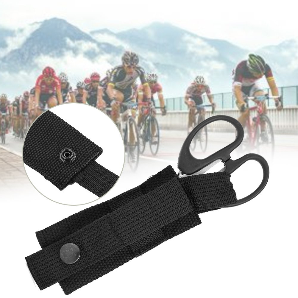 Tiiyee Étui De Coiffeur, Support Cisaillement Outils Cheveux Portable Sac Ciseaux Avec Ceinture Gaine Sécurité Professionnel PU Cuir Organisateur Coiffeurs Epaule Pochette Synthétique Salon Noir