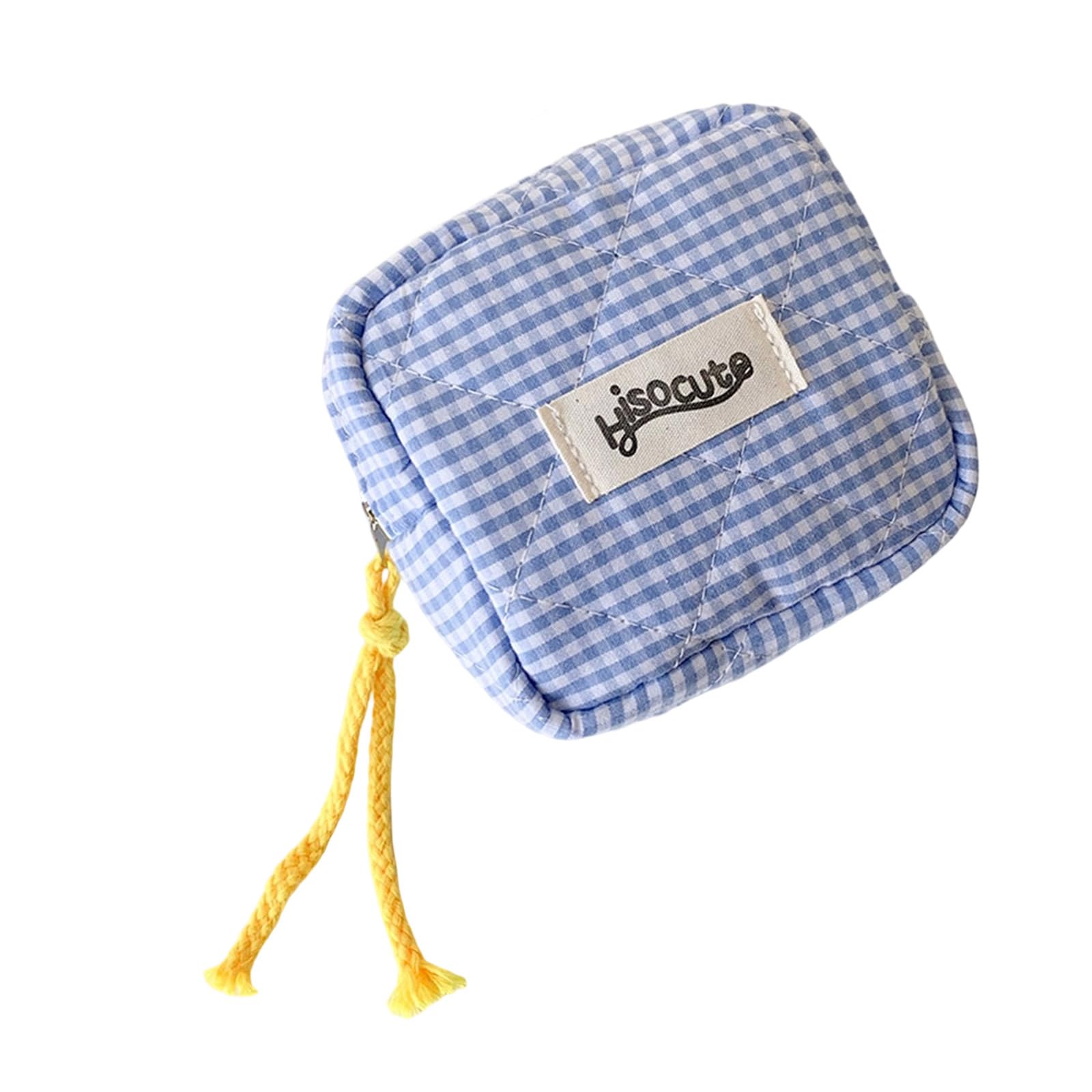 Maxtonser Preppy Zipper Cosmetic Pouches Purse,Travel Coin Pouches Change Purse Sanitary Napkin Storage Bag Makeup Bag for Purse