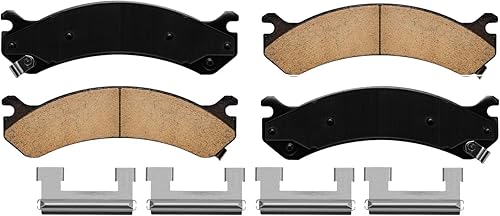 Miniatura 7 de Detroit Axle - Rotores de freno de disco delanteros y traseros de 12.795 in DRW 8600LB GVW-9600LB GVW Pastillas de cerámica con hardware para