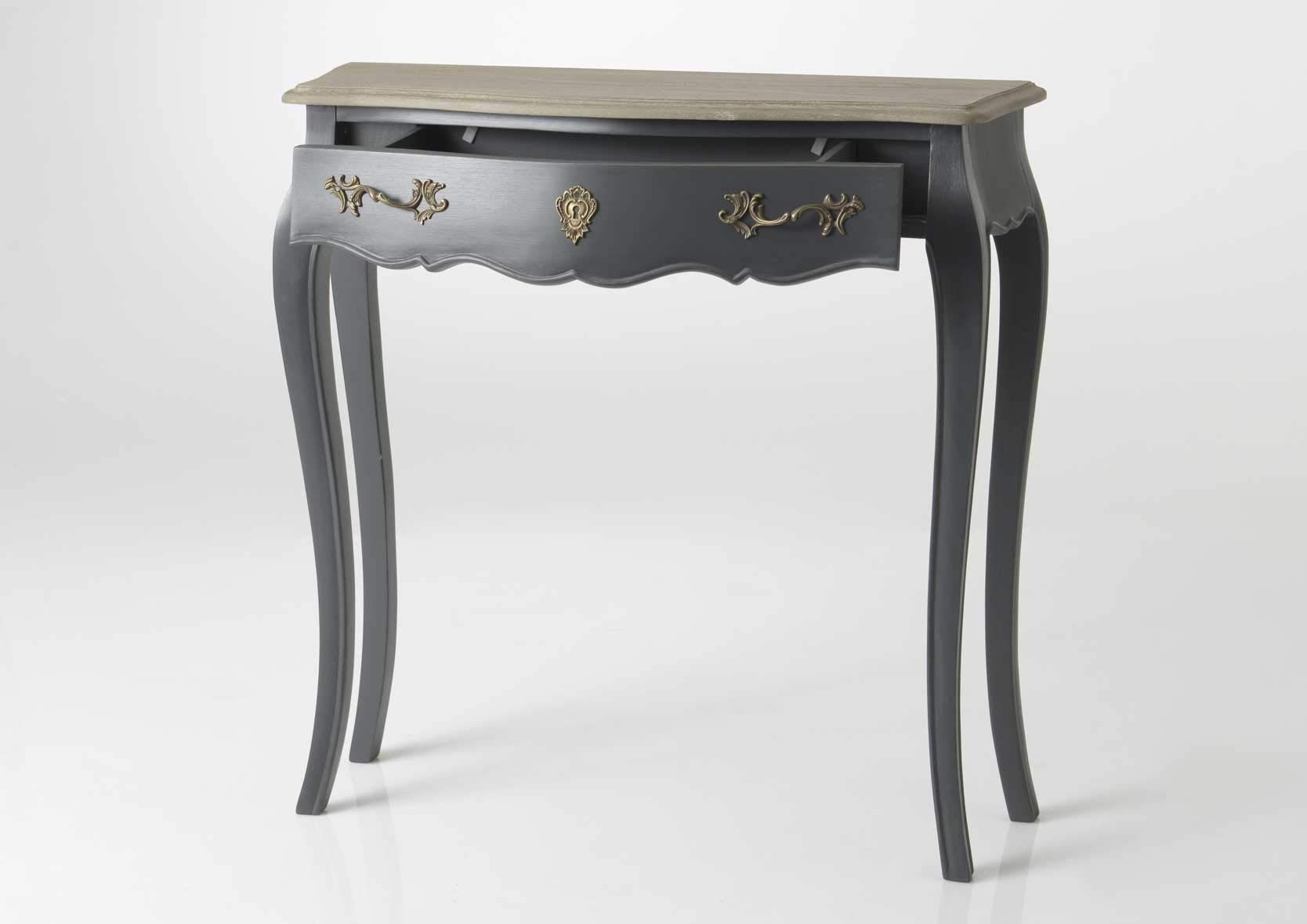 Adept Home Console en Bois, Collection Murano Celeste
