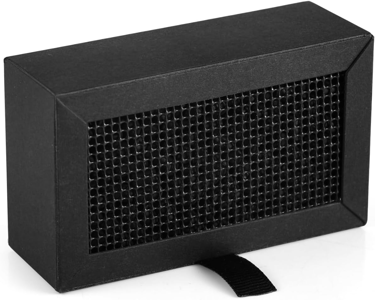 3D Printer Air Filter for Bambu Lab, Premium 3D Printer Activated Carbon Air Purifier Filter Replacement Practical Accessories Compatible with Bambu Lab X1C/P1P/P1S/X1/X1E(Black)