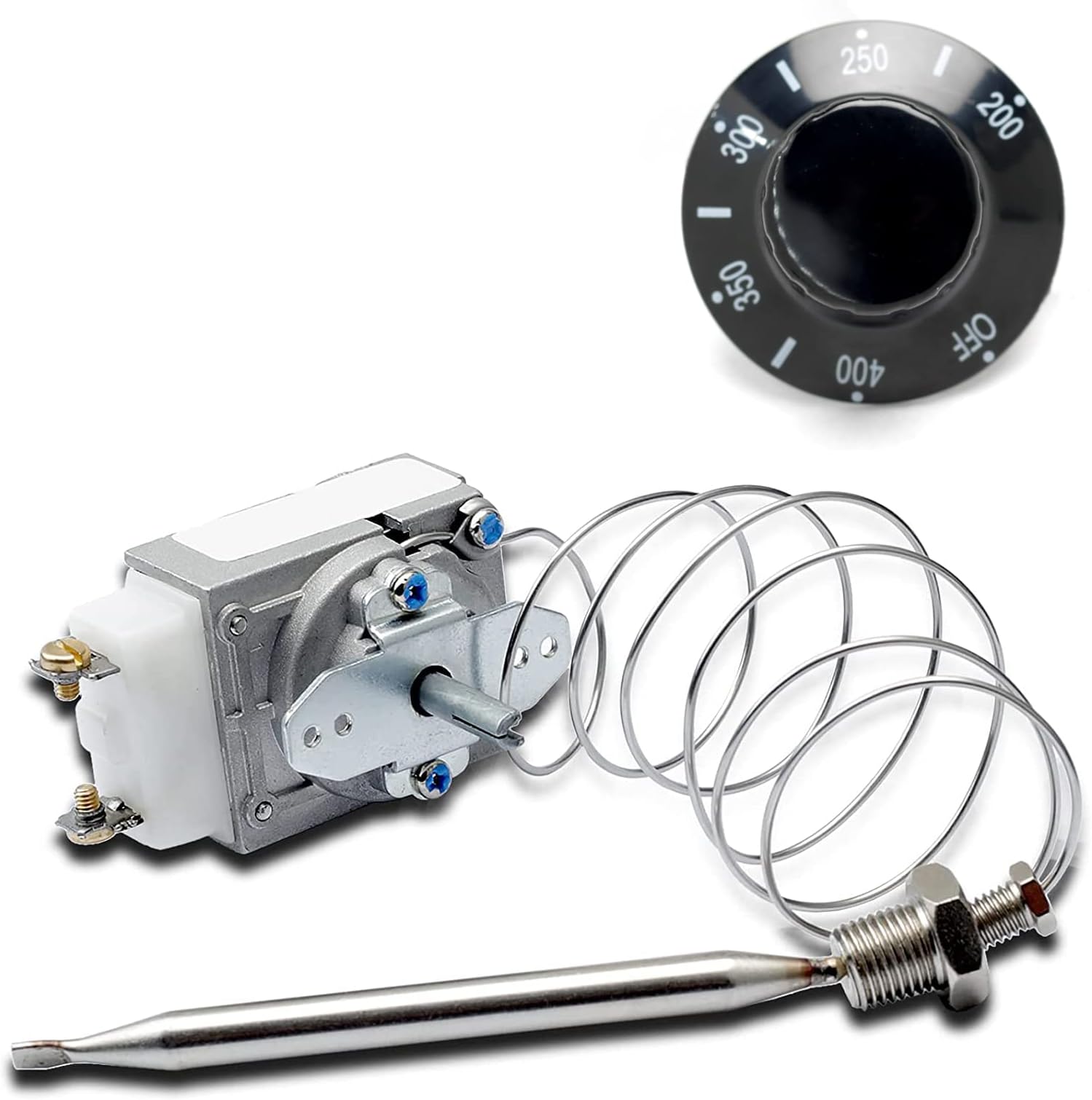 60125401 Thermostat for Fryer, 1175 Thermostat RX-1-36 compatible with Pitco 60125401 35C, 35C+ and other popular models, 200-400F