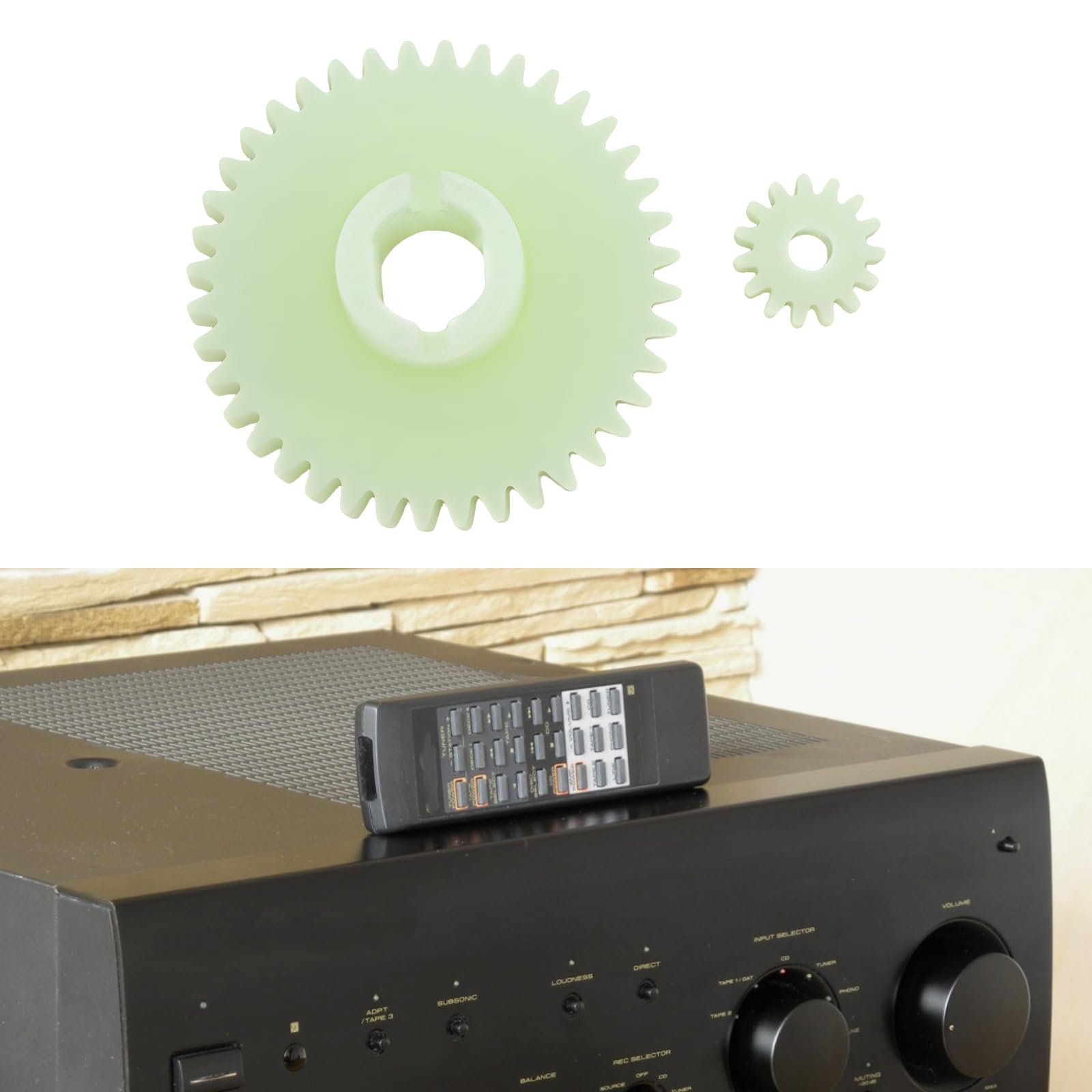 Be In Your Mind 2Pcs Audio Input Switch Gear Compatible with Pioneer Amplifier A-602R A-702R - Image 2