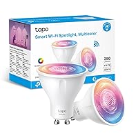 Tapo L630 Lampadina WiFi Intelligente LED Smart GU10 2-Pack, RGBW Multicolore