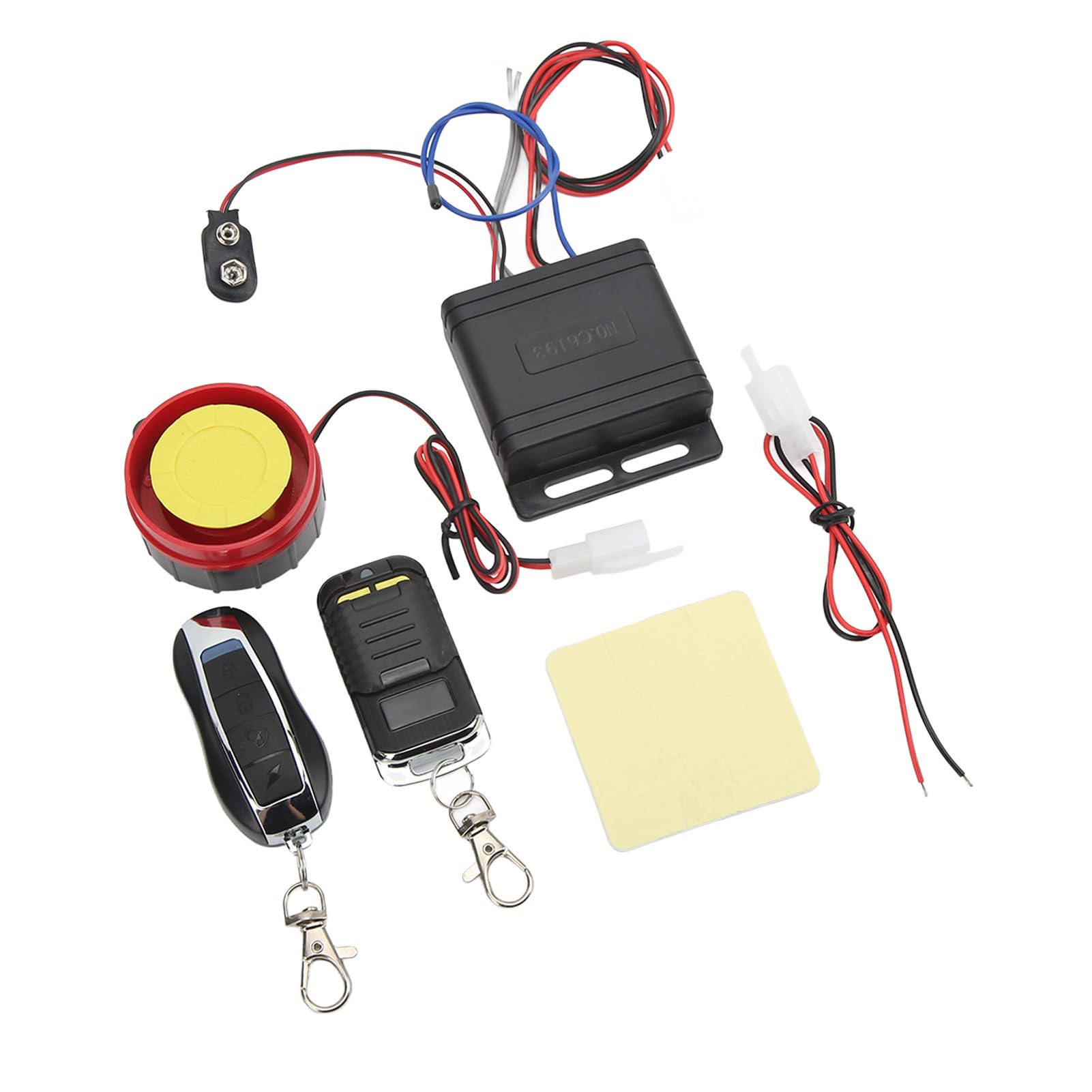 Motorcycle Alarm System Anti Theft Security System Vibration 2 Controller 150M 12V High Sensitivity Universal for Motorbikes Motorcycle